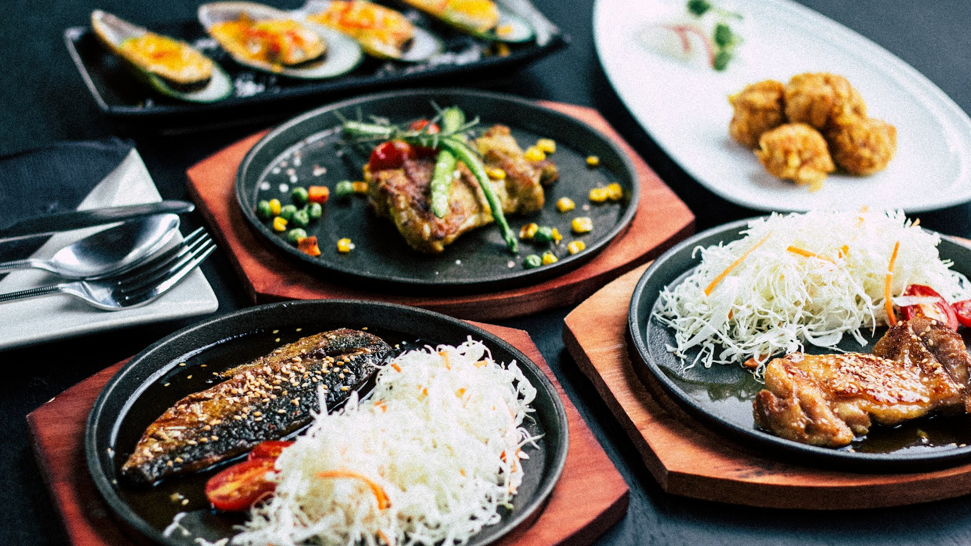 Professional restaurant environment